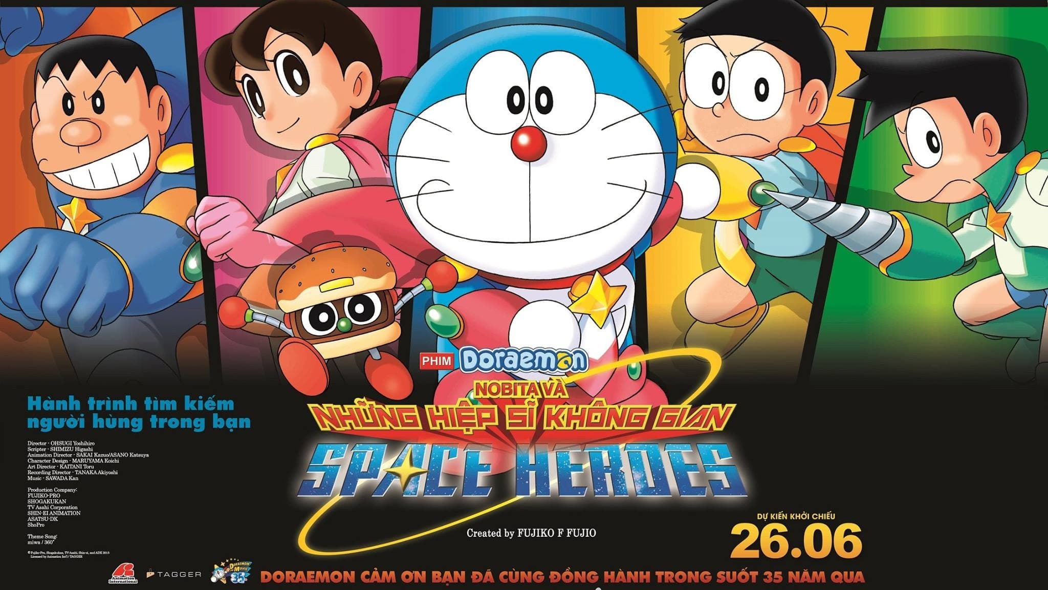 Xem phim Doraemon: Nobita Và Những Hiệp Sĩ Không Gian Vietsub HD