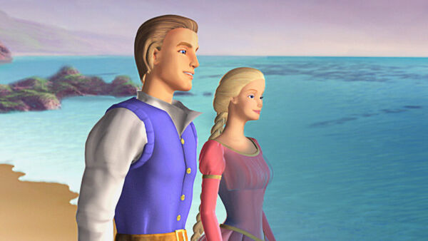 Poster phim Barbie vào vai Rapunzel