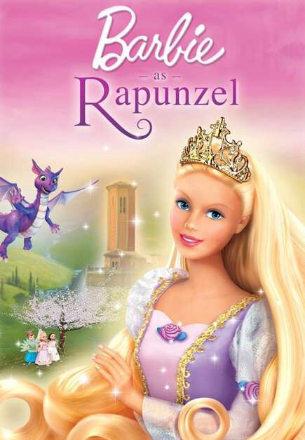 Hình ảnh phim Barbie vào vai Rapunzel