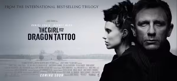 Poster phim Cô Gái Có Hình Xăm Rồng