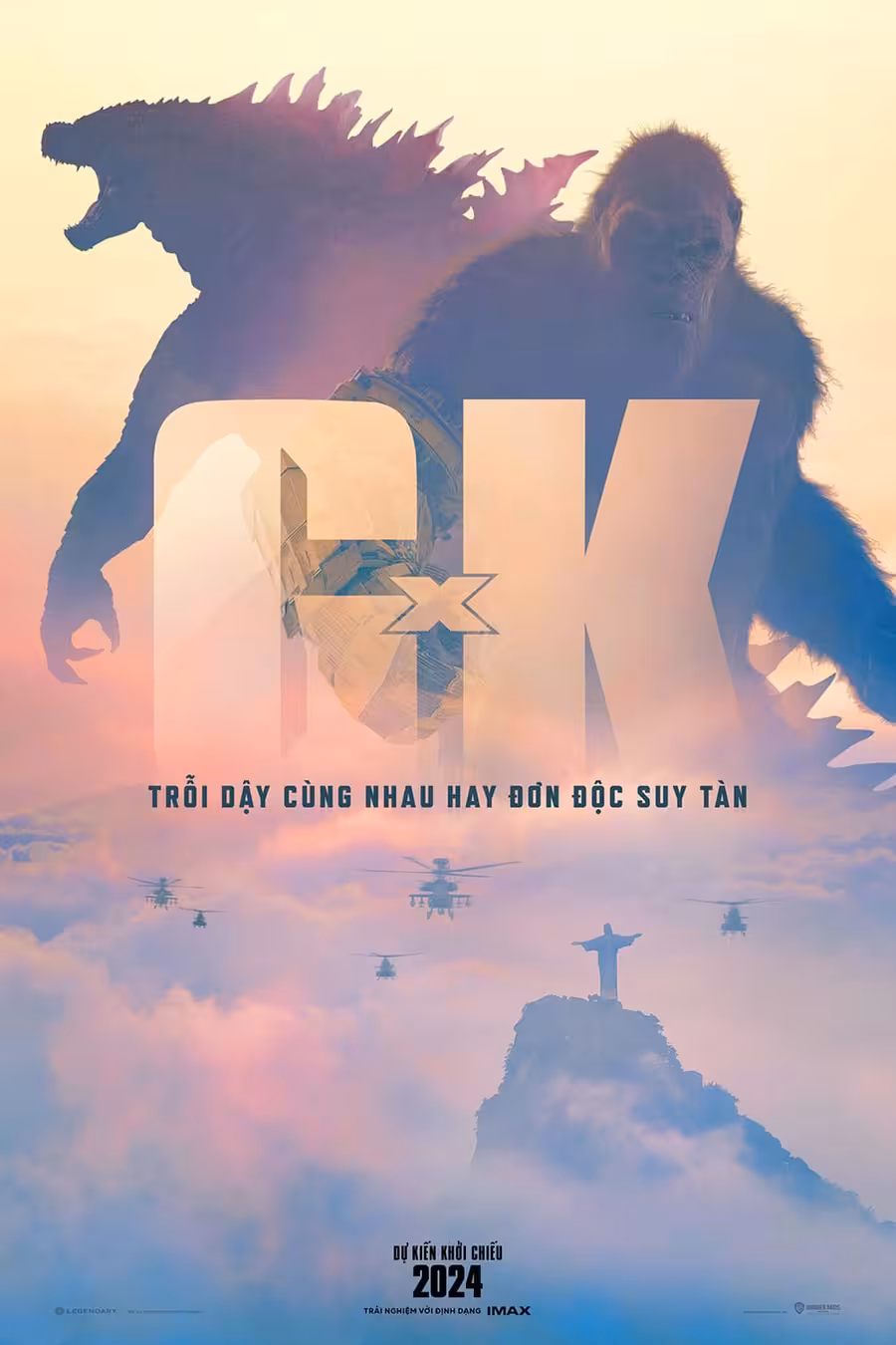 Hình ảnh phim Godzilla x Kong: Đế Chế Mới