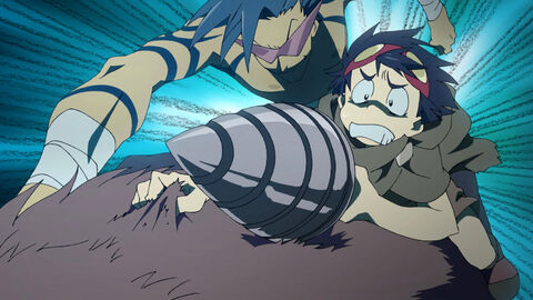 Hình ảnh tập 1 Gurren Lagann