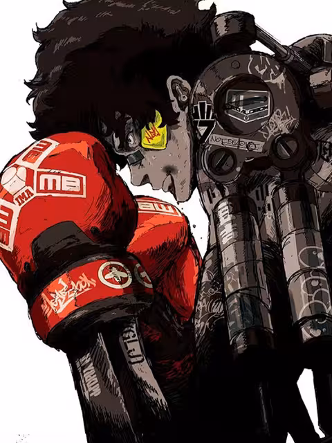 Hình ảnh tập 2 Tay đấm tối thượng Megalo Box