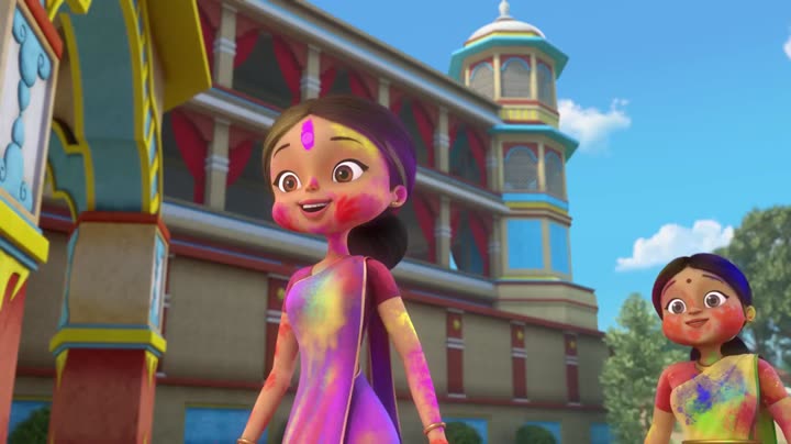 Tập 3 phim Nhóc Bheem quả cảm: Lễ hội sắc màu